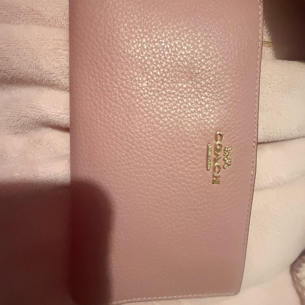 Coach Blush Pink Pebbled Leather Backpack with Matching Wallet - Picture 6 of 11